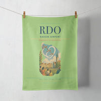 Thumbnail for Radom Airport (RDO) design on light green towel