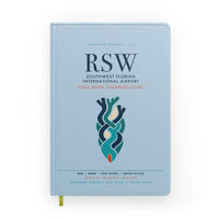 Thumbnail for Southwest Florida International Airport (RSW) design on light blue notebook