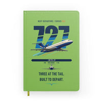 Thumbnail for Boeing 727-200 design on light green notebook
