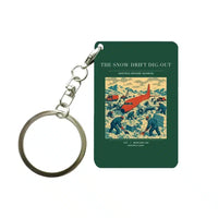 Thumbnail for VINTAGE G4355 - The Snow Drift Dig-Out - Designed Key Chain design on darkgreen