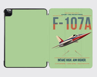 Thumbnail for F-107A Ultra Sabre design on light green ipad tablet case