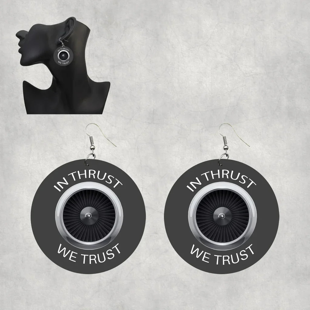 Thrust We Trust Earrings - view 4