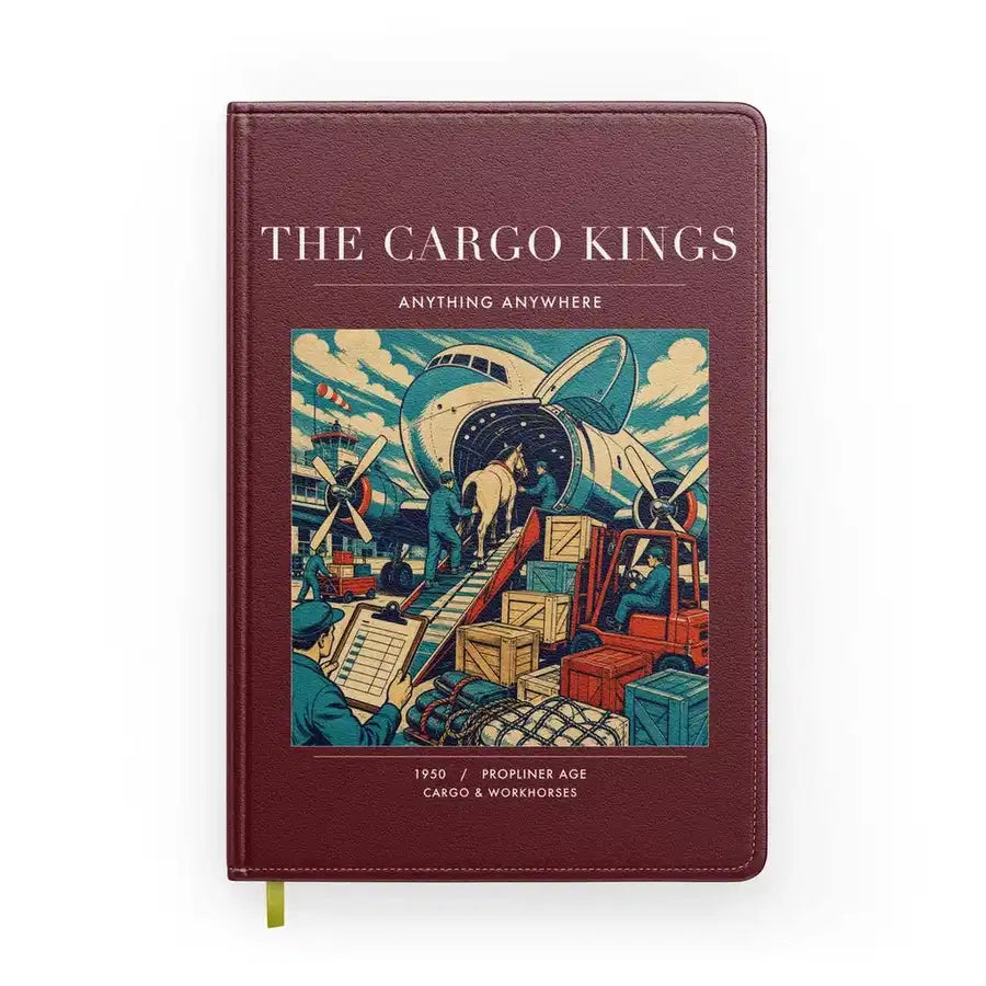 VINTAGE G4085 - The Cargo Kings - Designed Notebooks design on darkred