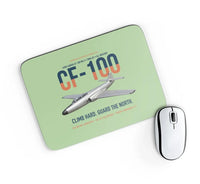 Thumbnail for Avro Canada CF-100 Mk5 Canuck Northern All Weather Interceptor design on light green rectangle mouse pad