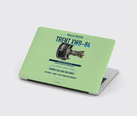 Thumbnail for TRENT XWB-84 design on light green MacBook case
