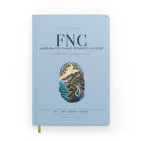 Thumbnail for Madeira Cristiano Ronaldo Airport (FNC) design on light blue notebook