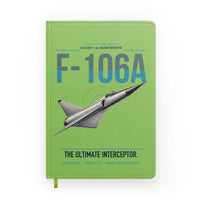 Thumbnail for F-106A Delta Dart design on light green notebook
