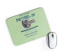 Thumbnail for PW1100G-JM design on light green rectangle mouse pad