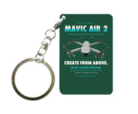 Thumbnail for DJI Mavic Air 2 Key Chain design on dark green key chain