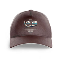 Thumbnail for Socata TBM 700 design on brown printed hat