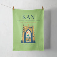 Thumbnail for Mallam Aminu Kano International Airport (KAN) design on light green towel