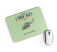 Thumbnail for Westland Lynx AH7 design on light green rectangle mouse pad