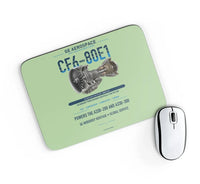 Thumbnail for CF6-80E1 design on light green rectangle mouse pad