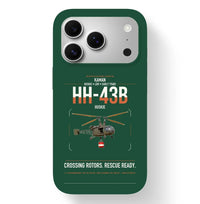 Thumbnail for Kaman HH-43B Huskie design on dark green magsafe iphone case, for iPhone 17 Pro