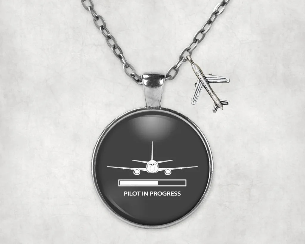 Pilot In Progress Necklace - view 4