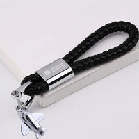 Thumbnail for Customisable Juneyao Airlines Design Leather Car Key Chain - view 4