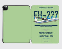 Thumbnail for Fairchild Hiller FH-227B design on light green ipad tablet case