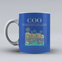 Thumbnail for Airport COO — Cotonou Mug design on blue cadjehoun
