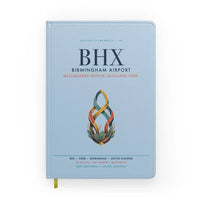 Thumbnail for Birmingham Airport (BHX) design on light blue notebook