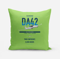 Thumbnail for Diamond DA42-VI design on light green pillow