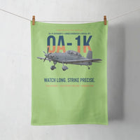 Thumbnail for OA-1K Skyraider II Armed Overwatch design on light green towel