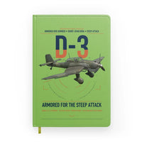 Thumbnail for Junkers Ju 87D-3 design on light green notebook