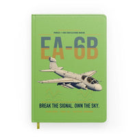 Thumbnail for EA-6B Prowler design on light green notebook