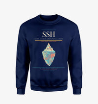 Thumbnail for Sharm El Sheikh International Airport (SSH) design on navy blue sweatshirt