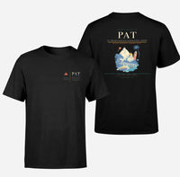 Thumbnail for Jay Prakash Narayan International Airport (PAT) design printed on black double-side t-shirt