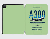 Thumbnail for Airbus A300B2 design on light green ipad tablet case