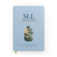 Thumbnail for Salalah Airport (SLL) design on light blue notebook
