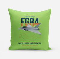 Thumbnail for Eurofighter Typhoon FGR4 design on light green pillow