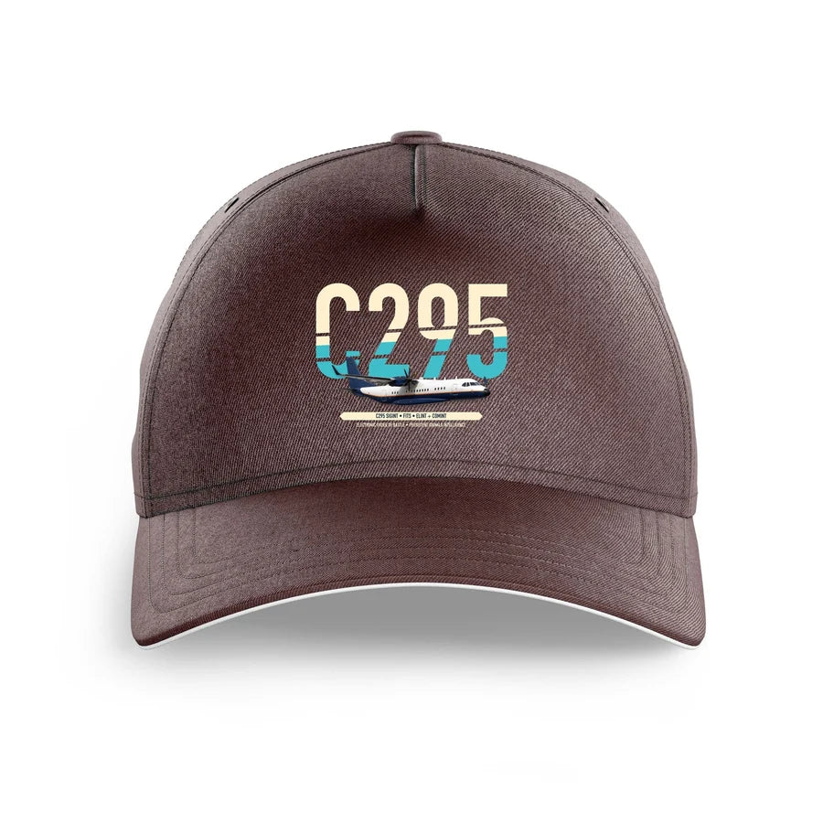 Airbus C295 SIGINT design on brown printed hat
