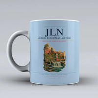 Thumbnail for Joplin Regional Airport (JLN) airport code design on light blue ceramic mug