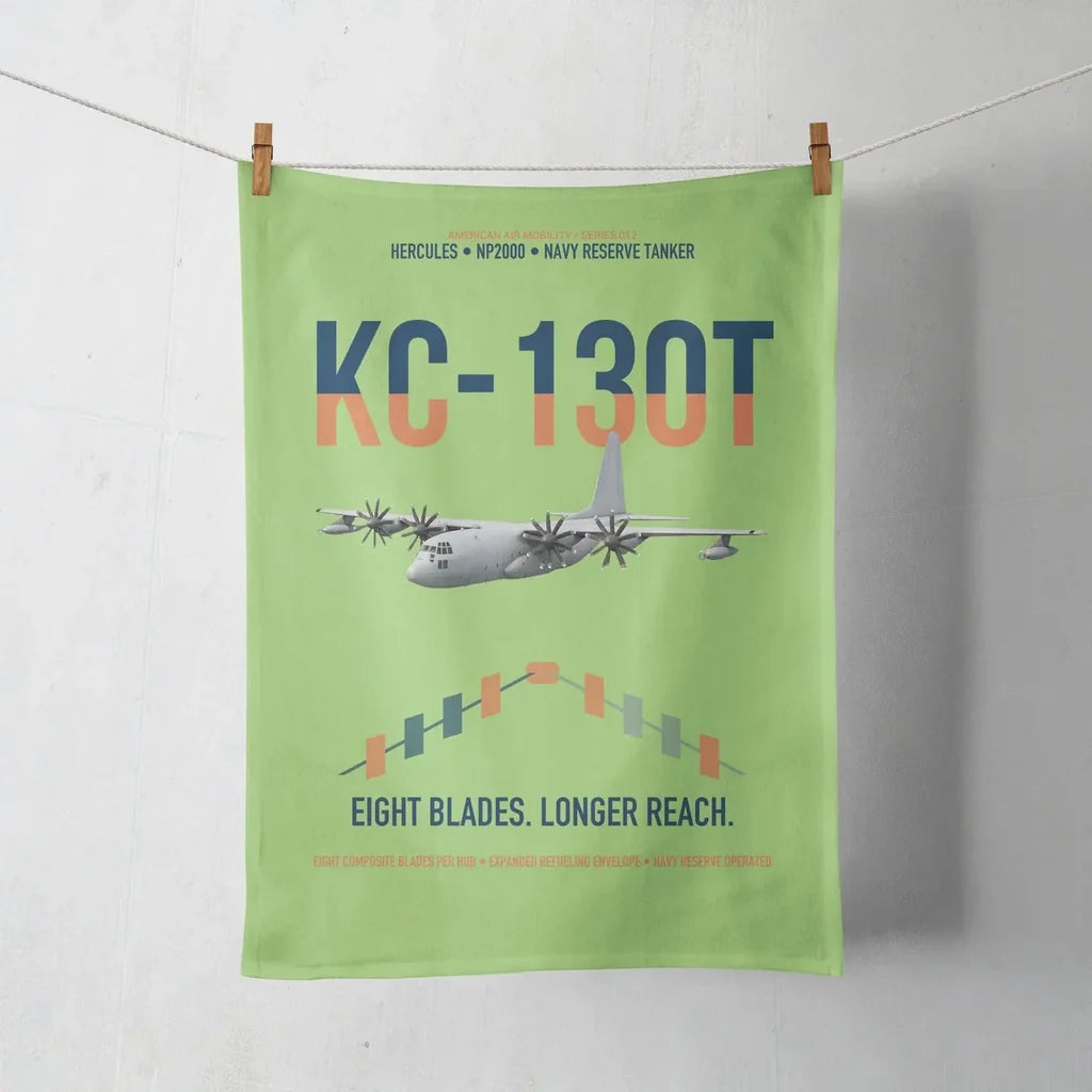 KC-130T NP2000 design on light green towel