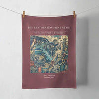 Thumbnail for VINTAGE G4455 - The Restoration First Start - Designed Towels design on darkred