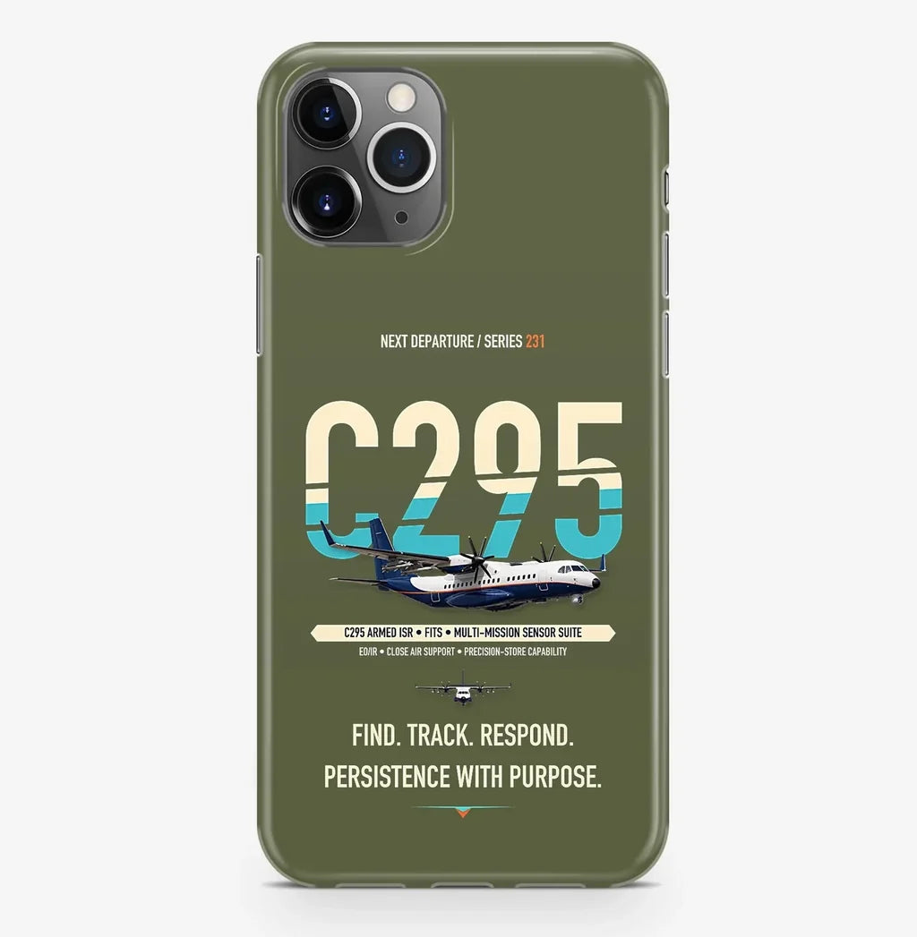 Airbus C295 Armed ISR Case ProMax design on green army iphone case promax