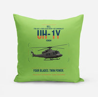 Thumbnail for Bell UH-1Y Venom design on light green pillow