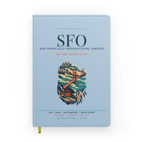 Thumbnail for San Francisco International Airport (SFO) design on light blue notebook