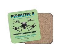 Thumbnail for Skyfront Perimeter 8 design on light green 1 piece coaster