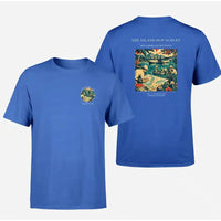 Thumbnail for VINTAGE G4209 - The Island Hop Survey - Double-Side T-Shirt design on blue double side t shirt