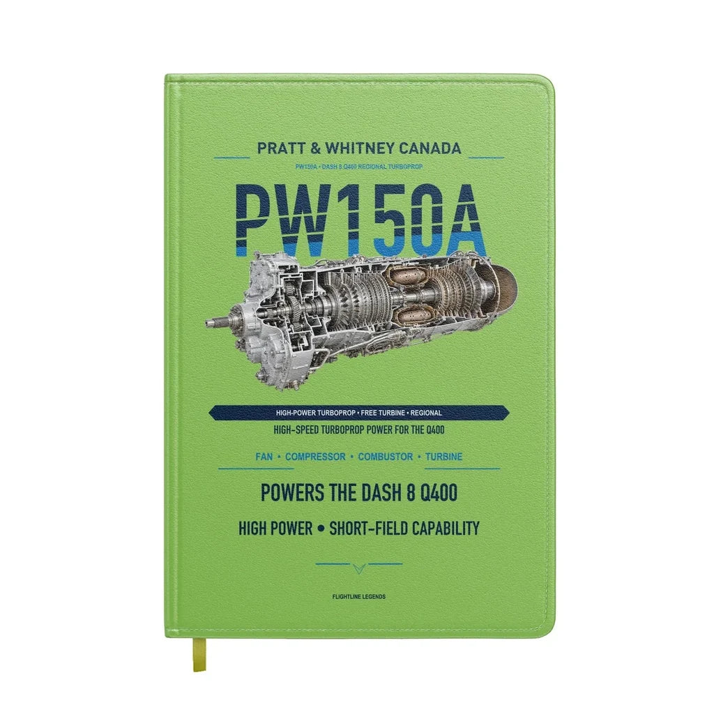PW150A design on light green notebook
