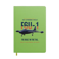 Thumbnail for F6U-1 Pirate Fire Built in the Tail design on light green notebook
