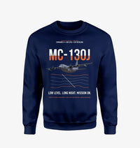 Thumbnail for MC-130J COMMANDO II design on navy blue sweatshirt