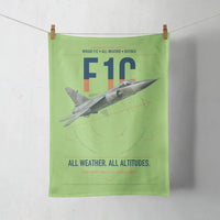 Thumbnail for Dassault Mirage F1C design on light green towel