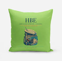 Thumbnail for Borg El Arab Airport (HBE) design on light green pillow