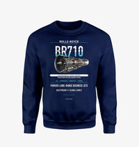 Thumbnail for BR710 design on navy blue sweatshirt