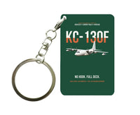 Thumbnail for KC-130F BuNo 149798 design on dark green designed key chain, double-side print
