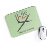 Thumbnail for U-2S Dragon Lady design on light green rectangle mouse pad