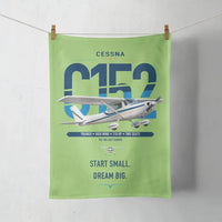 Thumbnail for Cessna 152 design on light green towel